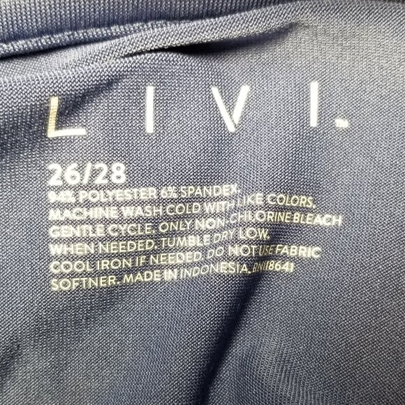 Lane Bryant Livi Womens Plus Size Blue Collared Swing Polo Tee Shirt Size 26/28 - Picture 6 of 6